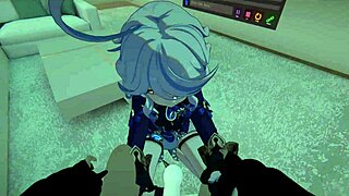 Whoa, Yukoshvr's Kafka and Furina switch up on this goth boy! 😈