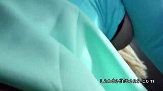 Pierced nose teen 18+ hitchhiker sucks and fucks POV in public!