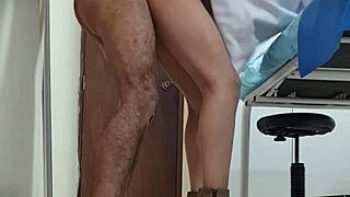 damn, medico mexicana nataly drilled at work on hidden cam doggystyle