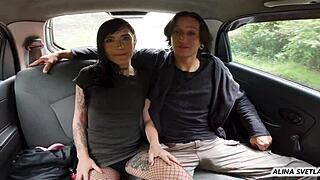 OMG, My First Porn Scene! Fucking a Big Dick in a Car Feels Insane!