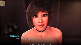 in this 3d scene, a curvy woman with huge tits gets pounded by a monster cock