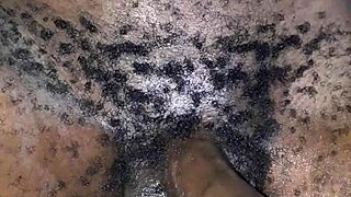 Skinny African Twink Strokes Oiled Monster Cock