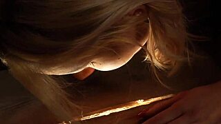 i'm bound and moaning as my mistress sits on my face, licking her horny pussy