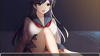 hot college athlete wins me over in busty jk game - rino route! 😘