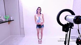 does this purple-hair model get fucked in audition?