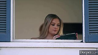 gorgeous amber moore craves uniformed man’s touch