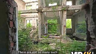 vip4k echoes of that inhuman fucking with girlfriend's tight pussy outdoors