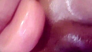 Tight Shemale Teases with Huge 11-Inch Dildo in POV Solo Play