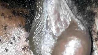 Skinny African Twink Strokes Oiled Monster Cock