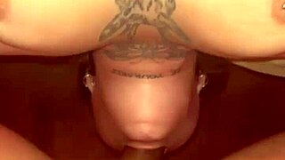 Cotton throat sluty girlfriend swallows cum deeply 😈