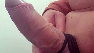 Masturbation with Rings Around the Cock