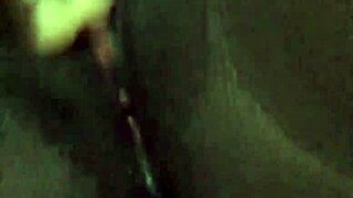 in her homemade video, the black beauty masturbates her wet pussy solo