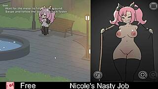 Nicole's Nasty Interactive Erotic Game Job!