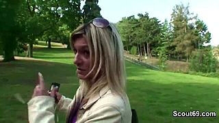 i watch two boys seduce skinny teen girl to fuck in park