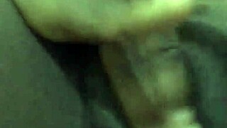 in her homemade video, the black beauty masturbates her wet pussy solo