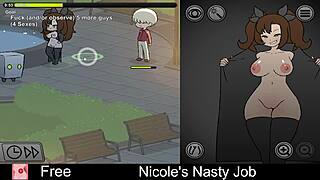 Nicole's Nasty Interactive Erotic Game Job!