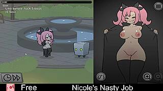 Nicole's Nasty Interactive Erotic Game Job!