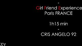 Angela in Paris experiences girlfriend role with Cris Angelo in pro am series part 2