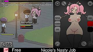 Nicole's Nasty Interactive Erotic Game Job!