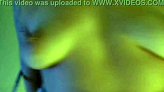 I love my girlfriend in lingerie, masturbating with toys on webcam.