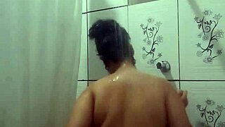 Latina Teen 18+ Teases in Shower While Fingering Her Tight Pussy