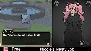 Nicole's Nasty Interactive Erotic Game Job!