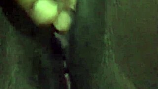 in her homemade video, the black beauty masturbates her wet pussy solo