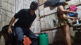 mature military woman meets her boss and begs for his big cock in her pussy