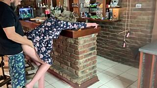 Hot Milf Upskirt Fuck With Blonde Pussy Orgasm