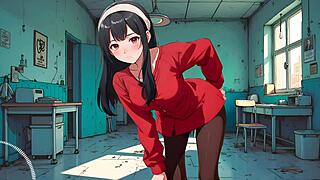 Yor says, 'I'll use my best dildo to fuck your ass'