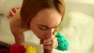 A beautiful milf pulled me into bathroom for wild cock sucking.