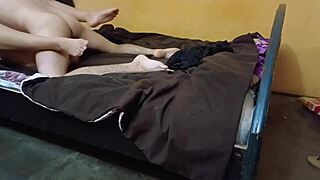 Watch this hidden camera where stepbrother fucks stepsister's pussy in taboo roleplay?