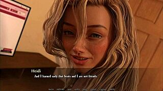 Witness the story of her desire to be impregnated in this anime game