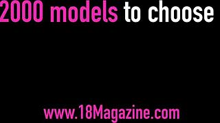 Coed Ana Fey rubs pussy over panties outdoors for anyone to see. So hot!