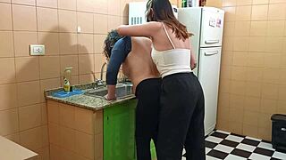 Every Time My Neighbor Visits, We End Up Kissing, Fingering, And Masturbating Together With Wet Shaved Pussies