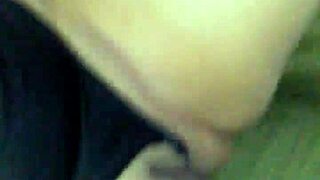 Spanking Blonde Pussy with Whip on Big Ass