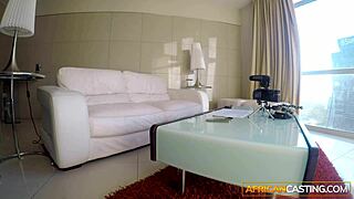 Thick Nubian Girl Blows Minds with Her Fat Ass at Casting