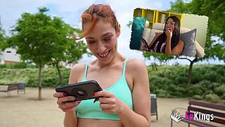 veronica is shocked by don jorge's huge cock outdoors