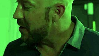 Watch small teen ride old guy?