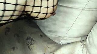 Wife With A Tight Ass Wants It Hard In Homemade Stockings And Lingerie