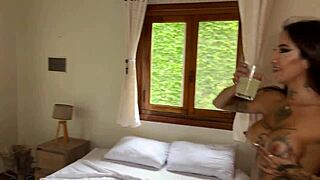 Horny tattooed babe, you craving rough doggystyle now?