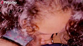 My sexy stepsister Frida sucks me before riding hard