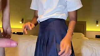 18yo Thai Teen 18+ FUCKED HARD in School Uniform by Tourist!