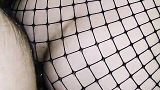 Wife With A Tight Ass Wants It Hard In Homemade Stockings And Lingerie