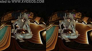 FFF Judy Alvarez Panam Palmer V Parody Cyberpunk2077 Lesbian Threesome Dildo Kiss