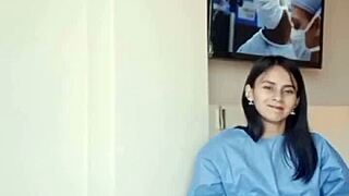 Asian Uniformed Girl Gives Epic Blowjob in Consultorio Visit
