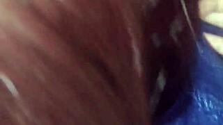 He thrusts into my ass despite the pain, filling me with his cum.