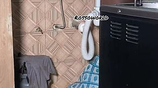 Hey, I set up a hidden cam on my naked stepmum, check it!