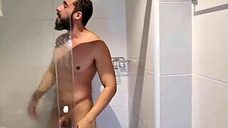 caught half cousin bathing in bathroom