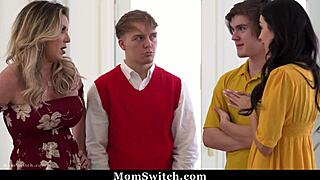 jealous stepmoms swap boys in wild orgy confrontation - momswitch